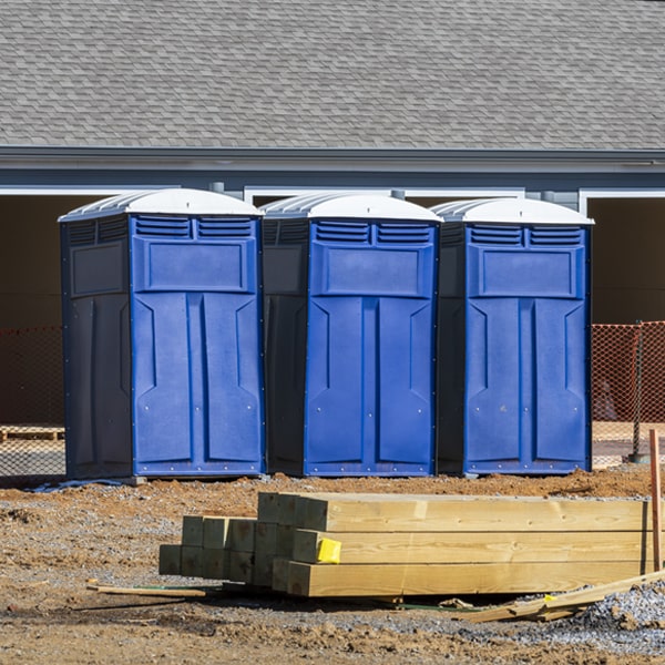 are there any restrictions on what items can be disposed of in the portable toilets in Ellerslie MD